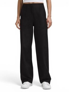 Lululemon Utilitech Relaxed Fit Mid Rise Trouser Black Size 8 Work Pants